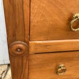 Walnut Louis XVI Style chest of drawers