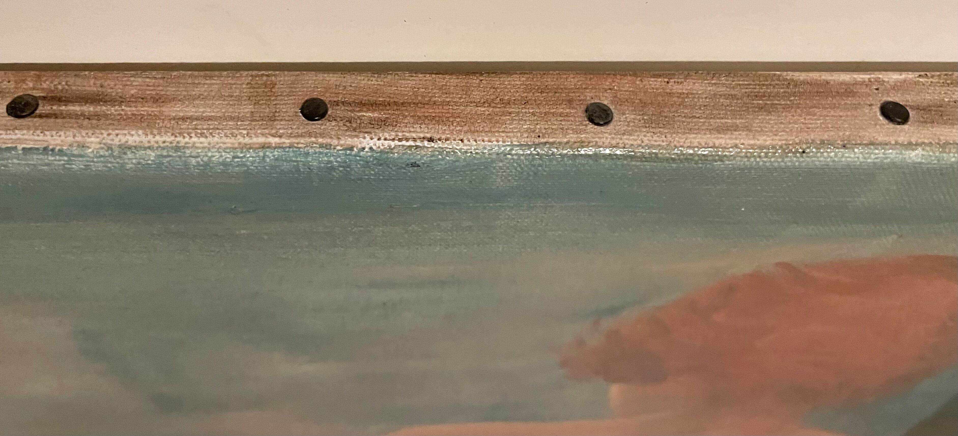 Huile sur toile femme de dos