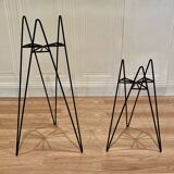 Pair of 1950s design side tables or nesting tables.