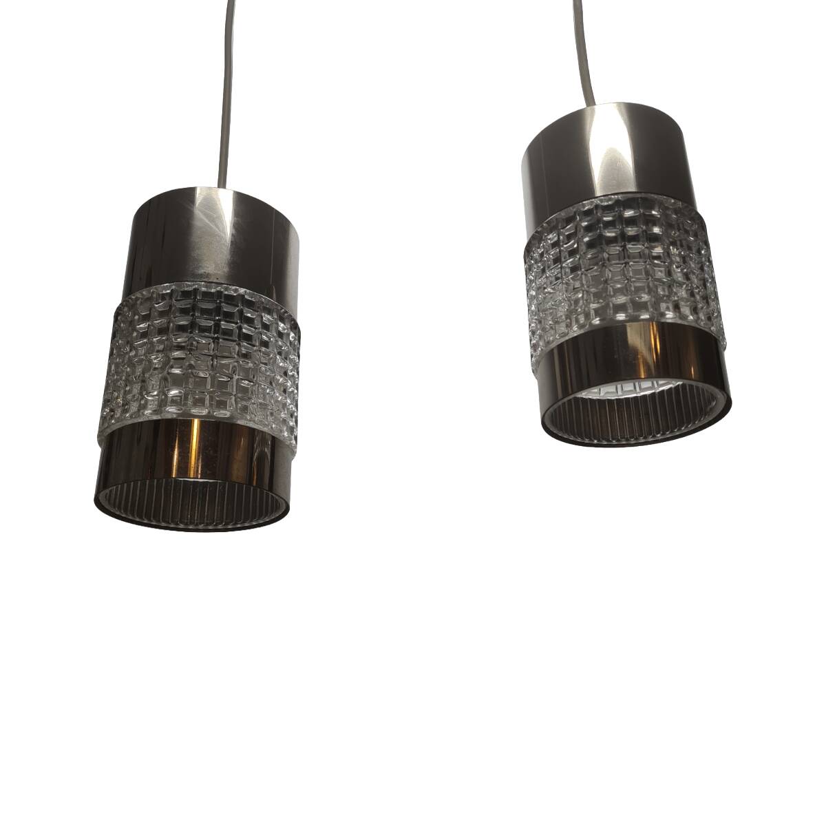 Vintage Space Age Pendant Lamps, 1970s