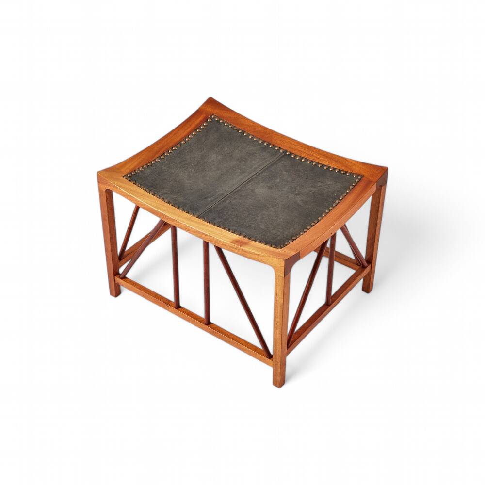 Tutankhamun stool in mahogany by Josef Frank