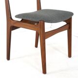 Very nice and solid set of 4 vintage chairs in teak - Findahl.