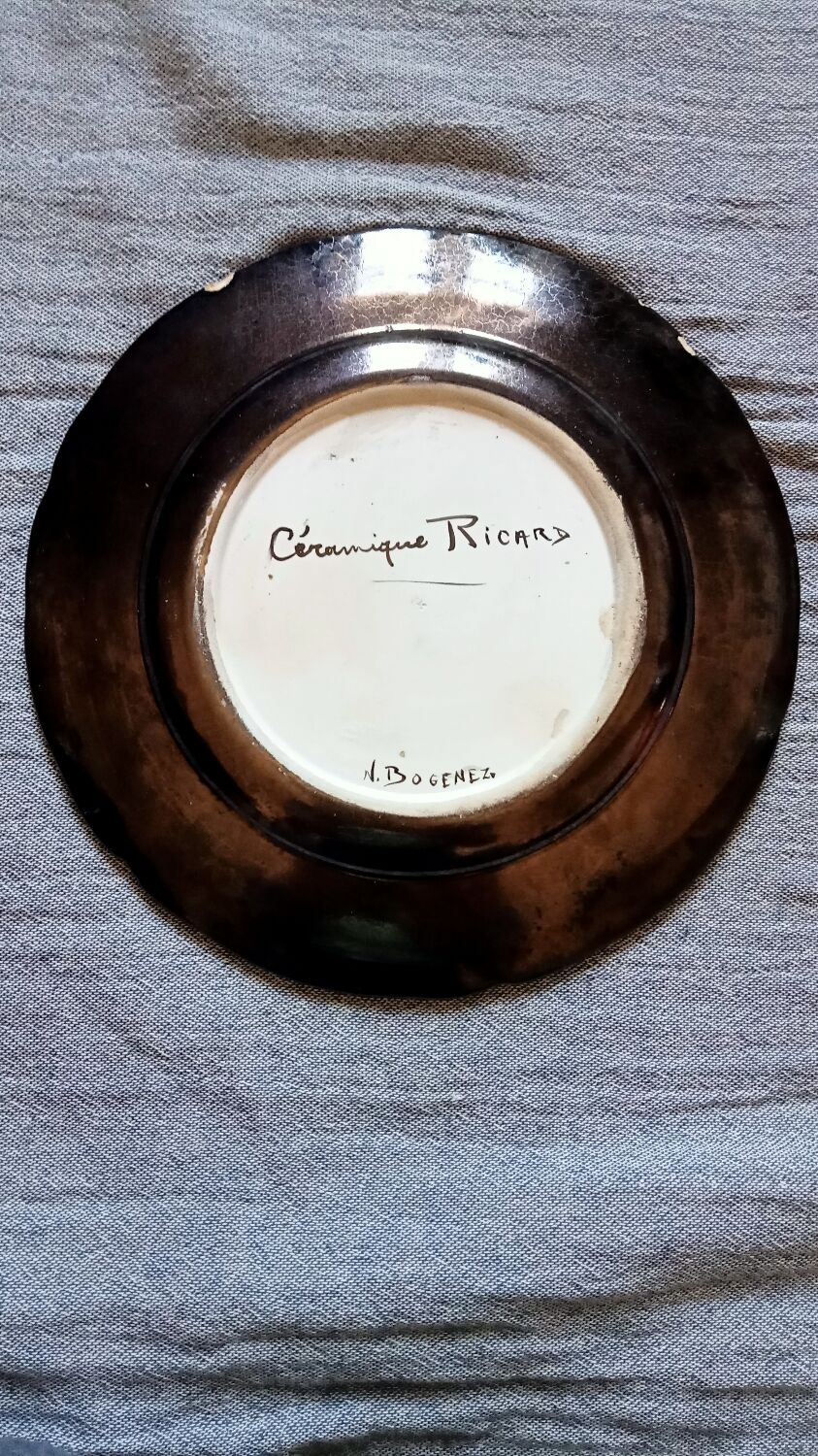 Ricard workshop plate