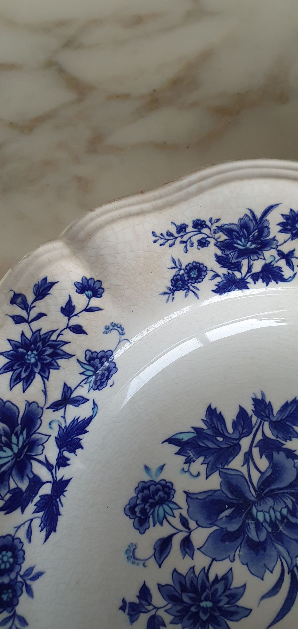 2 assiettes faïence Sarreguemines