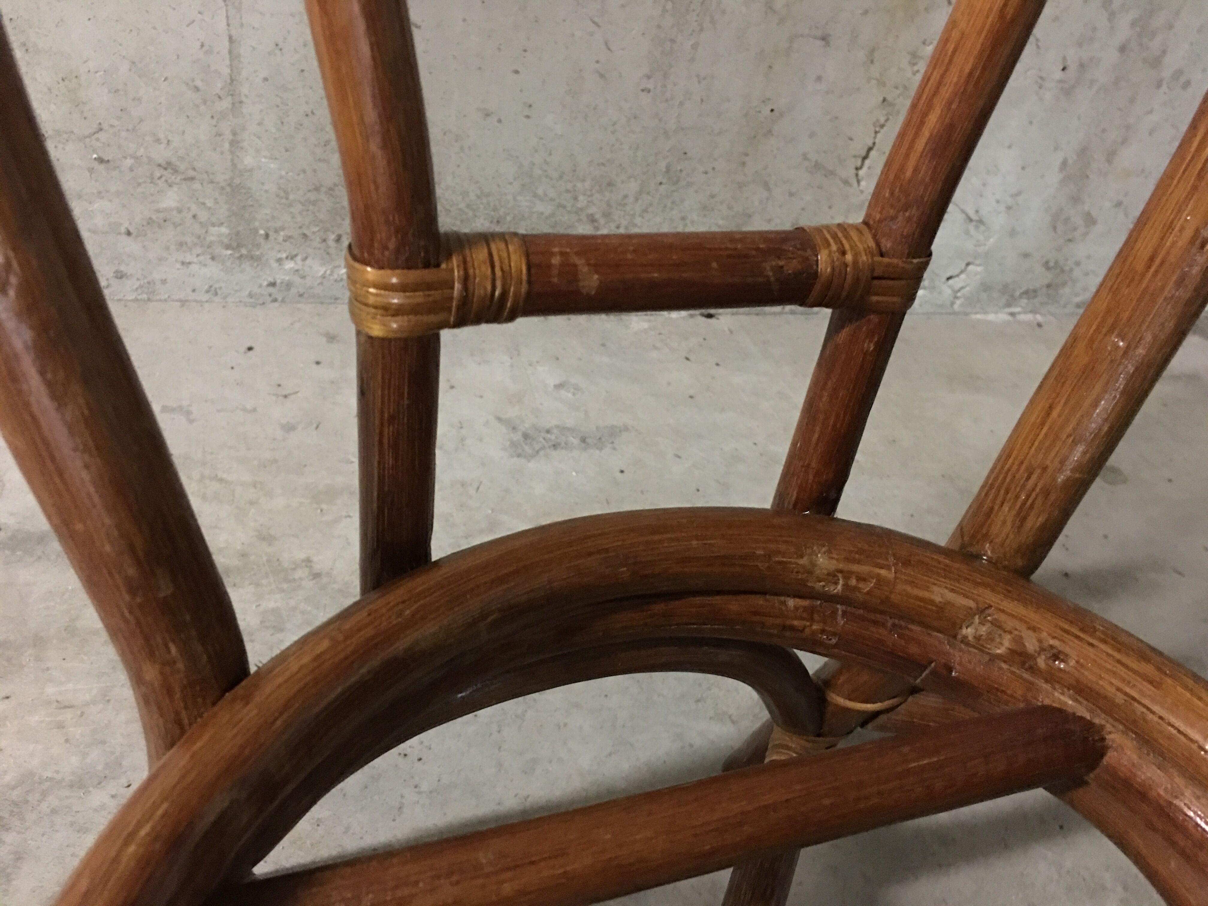 Children 70s rattan chair