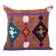 Vintage embroidered cushion cover 66x66 cm