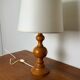 Lampe en bois vintage