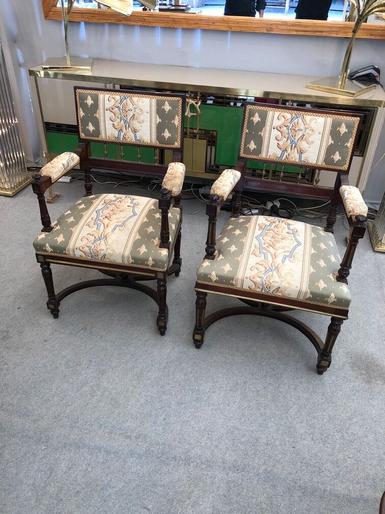 Pair of nineteenth century armchairs