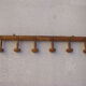 Vintage wall coat rack