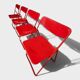 Lot de 4 chaises pliantes IKEA vintage – Circa 1970