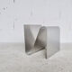 Magazine holder anonymous work 70' brushed steel