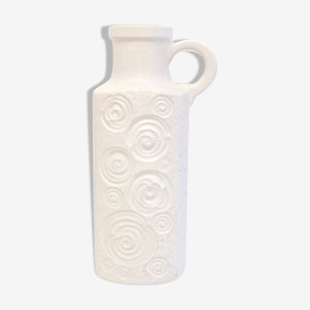 Mid Century Scheurich Fossil Vase / Earvase, West German Ceramic