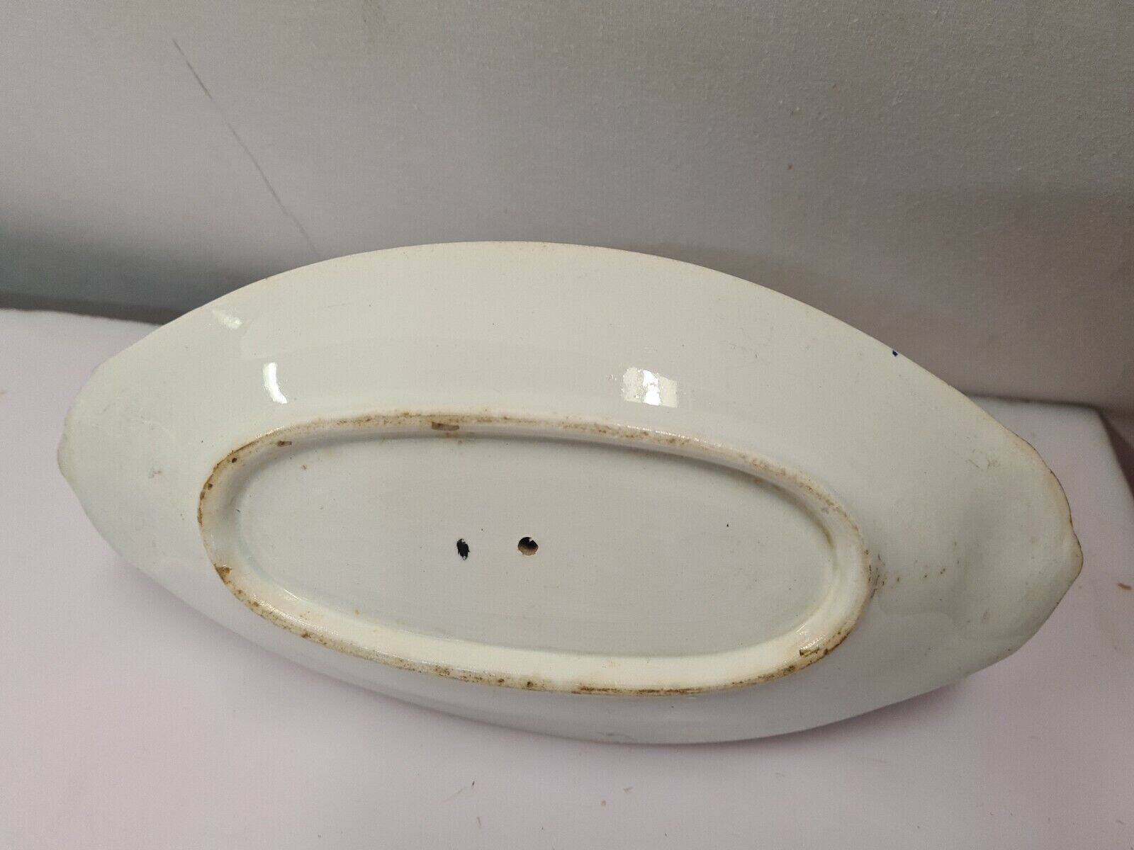 White ceramic gravy boat