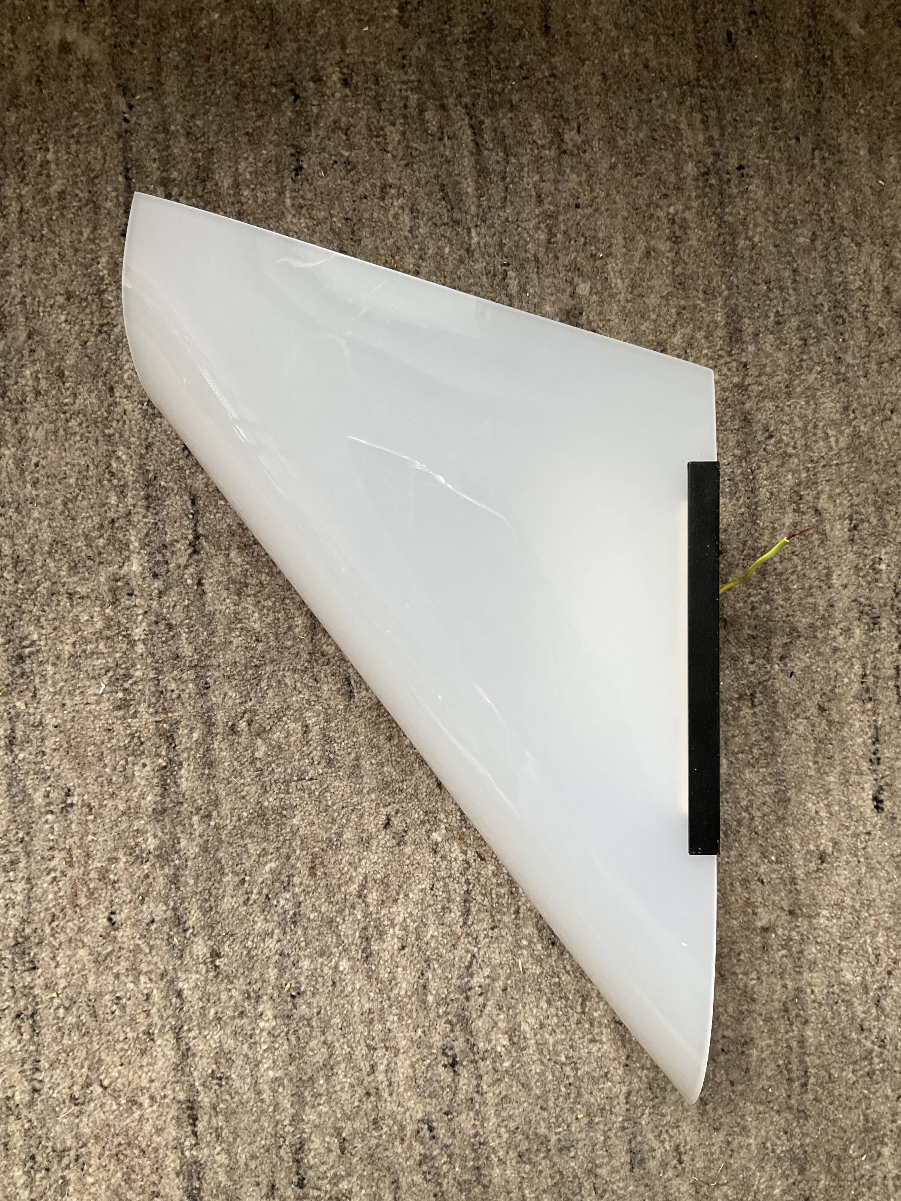 Perspex wall lamp from the 1950s