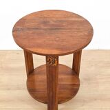 Side table / accent table in carved wood – Art Deco 1930