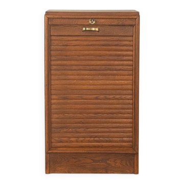 Unique Art Deco tambour cabinet from the 1930s.