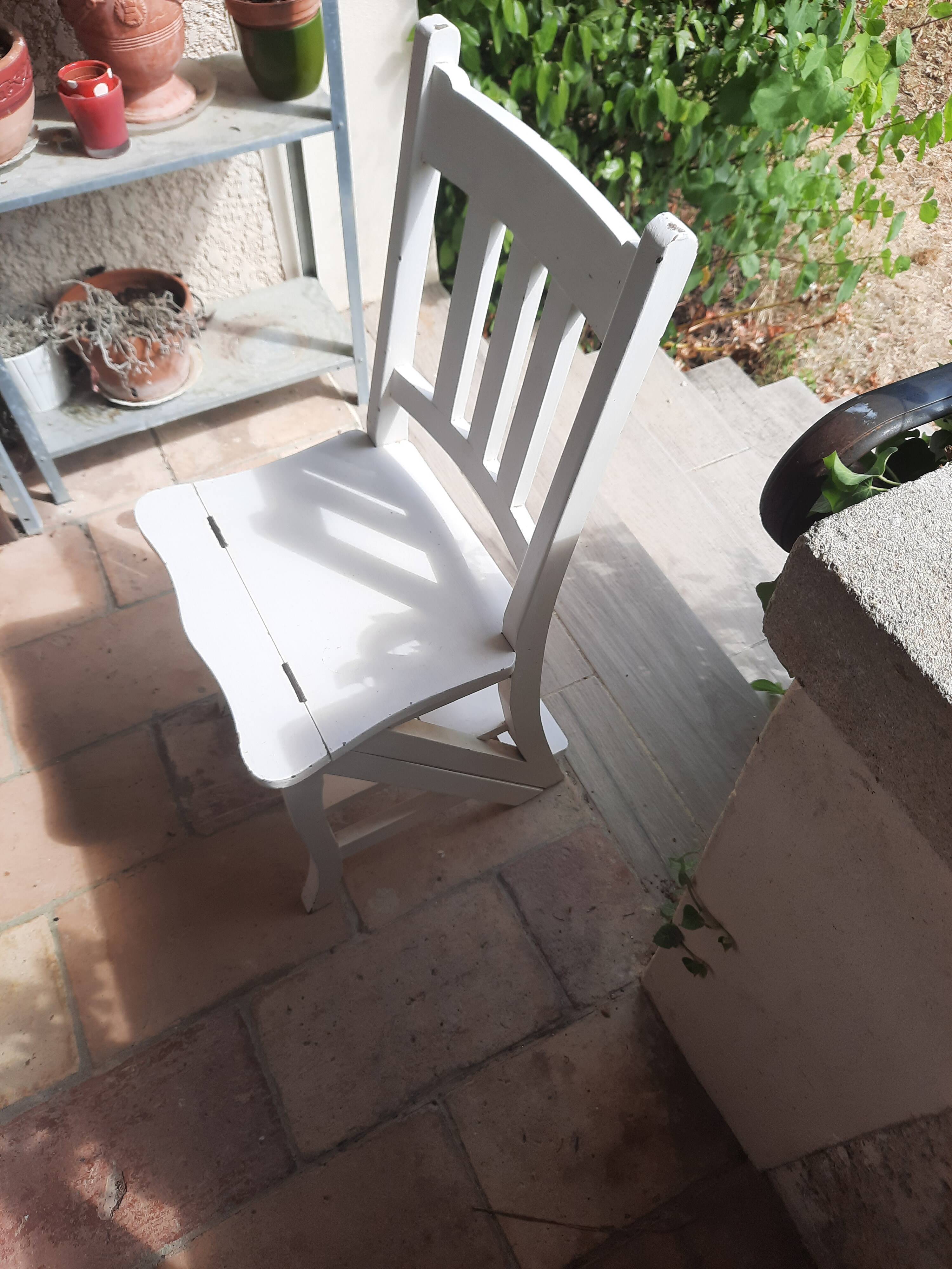 step stool/library chair