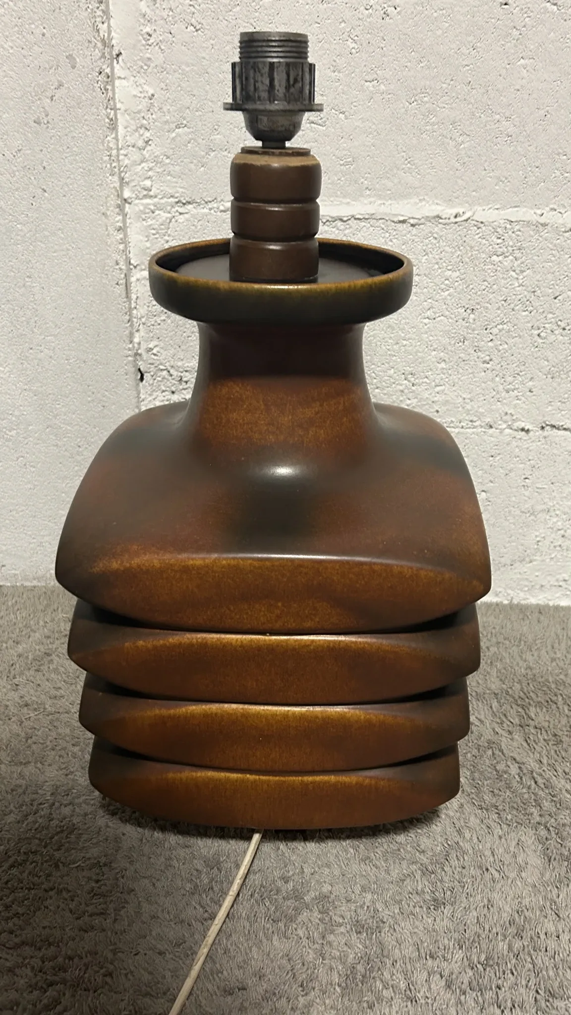 Sculptural lamp base in ceramic West Germany – 1960s-70s