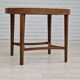 1950s, danish design, coffee table, glass, oak wood, original condition.