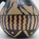 Vase pichet, céramique émaillée, art déco, E. Vilotte Ciboure, antilopes