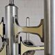 Italian design chrome vintage Space Age Gaetano Sciolari pendant lamp