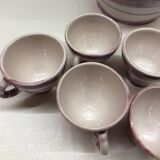 Vintage ceramic service by Piccolo Lampecco in Maredsous