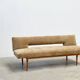 1970's German wooden sofa / daybed