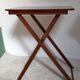 Paire de petites tables pliantes