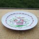Old decorative plate K & G Lunéville rooster on basket