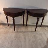 Paire de tables d'appoint ou de chevet