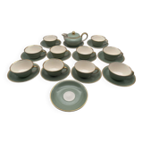 Service à thé et café Villeroy et Boch en porcelaine vert d’eau