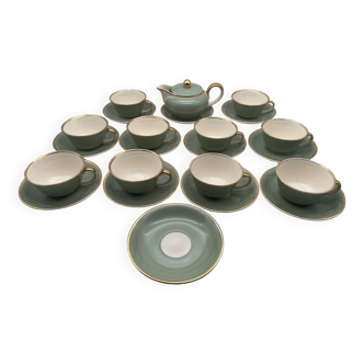 Villeroy and Boch tea and coffee service in water green porcelain