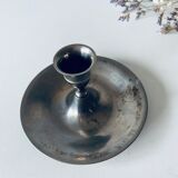 Old silver candle holder