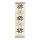 Vintage Geometric Turkish Oushak Hand-Knotted Runner 88x320