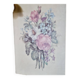 Set of 4 Italian floral frames