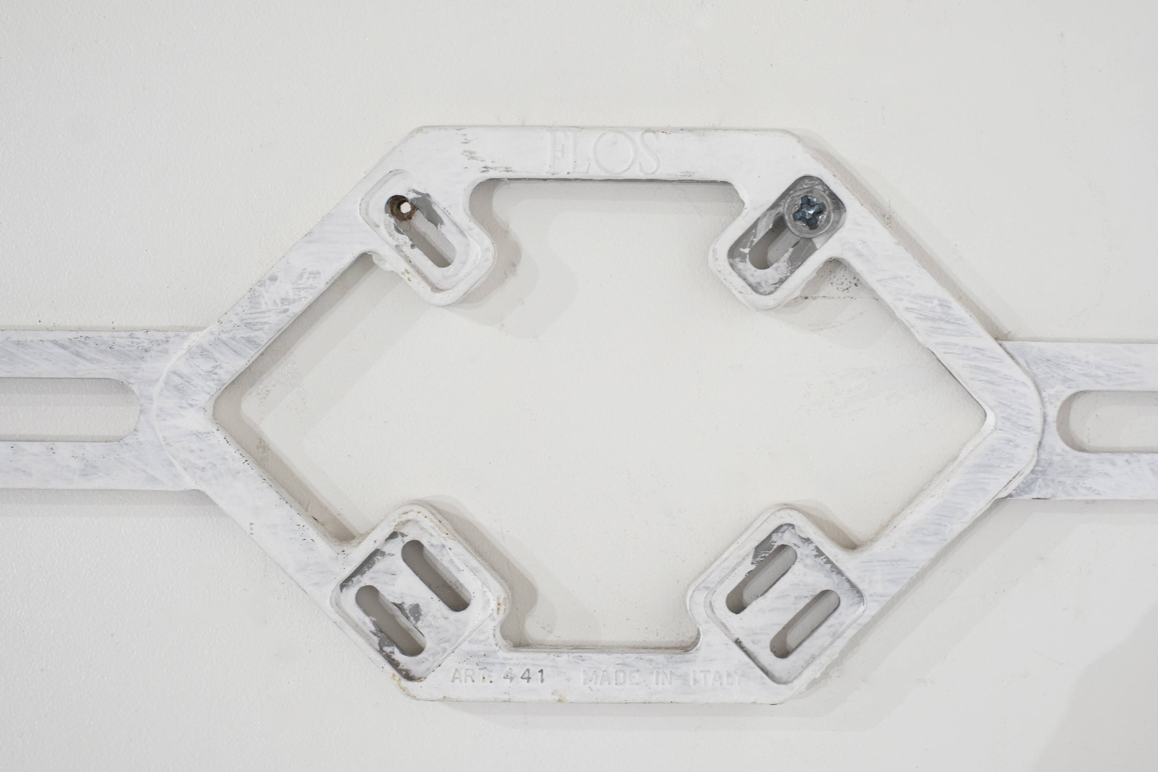 Wall sconces "Flogio" by Tobia & Afra Scarpa for Flos, Italy 1960s.