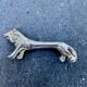 4 silver lion knife holders