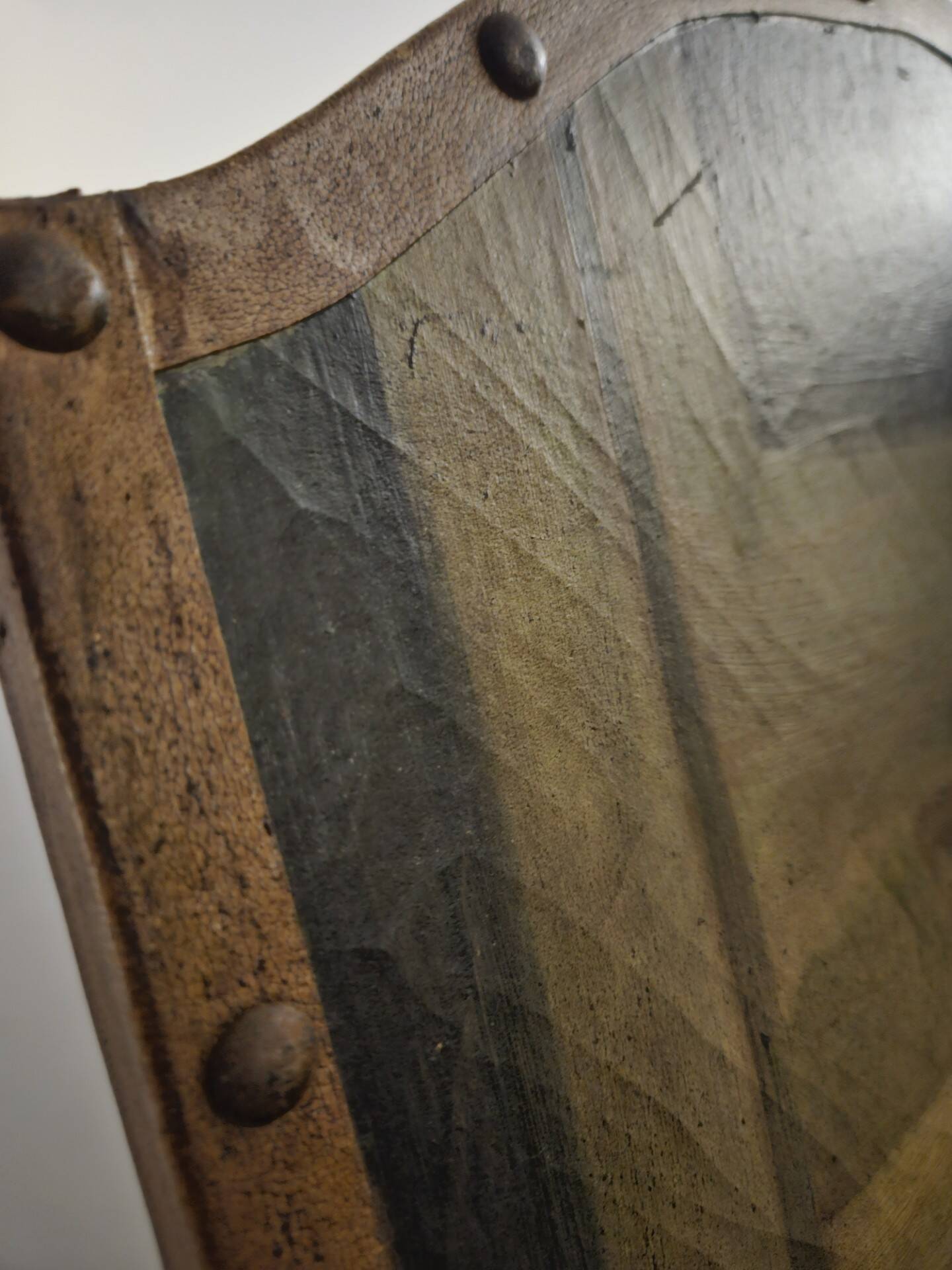 Rare paravent Art déco peint à la main dans le style de Michel-Ange