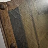 Rare paravent Art déco peint à la main dans le style de Michel-Ange