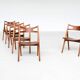 Hans Wegner Sawbuck CH29 dining chairs Carl Hansen & Son Denmark 1952