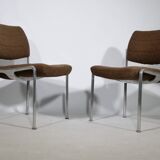 Chaise de bureau des années 1960 Bauhaus Miller Borgsen Röder & Söhne