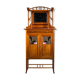 Art Nouveau cabinet with mirror, 1890s