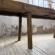 Brutalist popular art table XXL 3.5m/4m pine and oak
