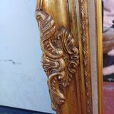 Miroir bois et stuc doré