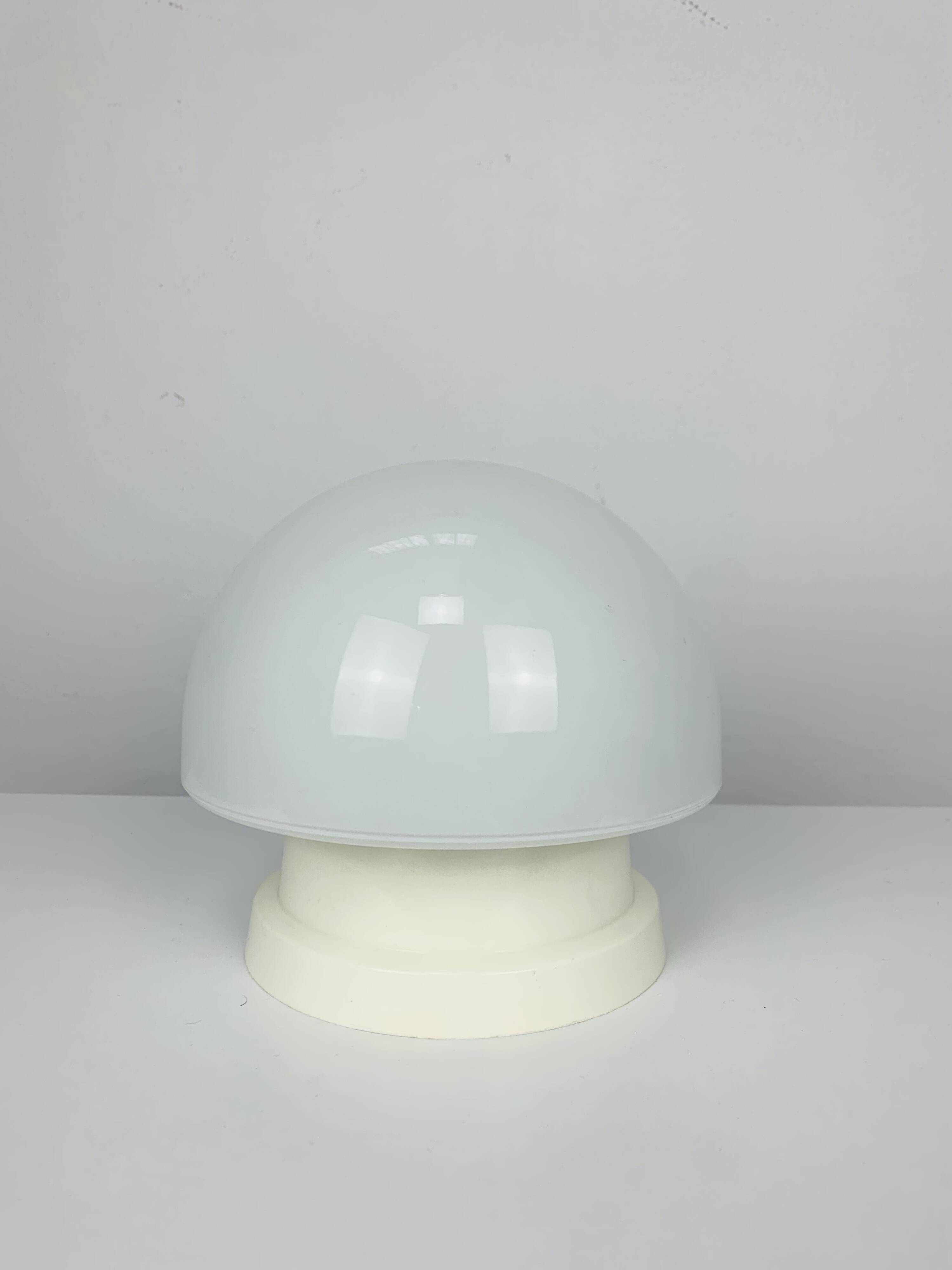 Opaline mushroom ball wall lamp from Massive