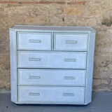 Rattan chest of drawers