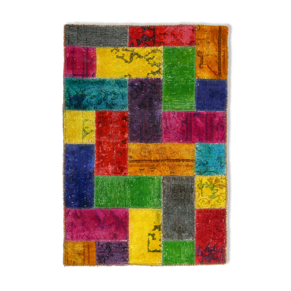 Tapis d'Orient "Patchwork" fin