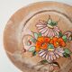 Assiette décorative fleurs Vallauris
