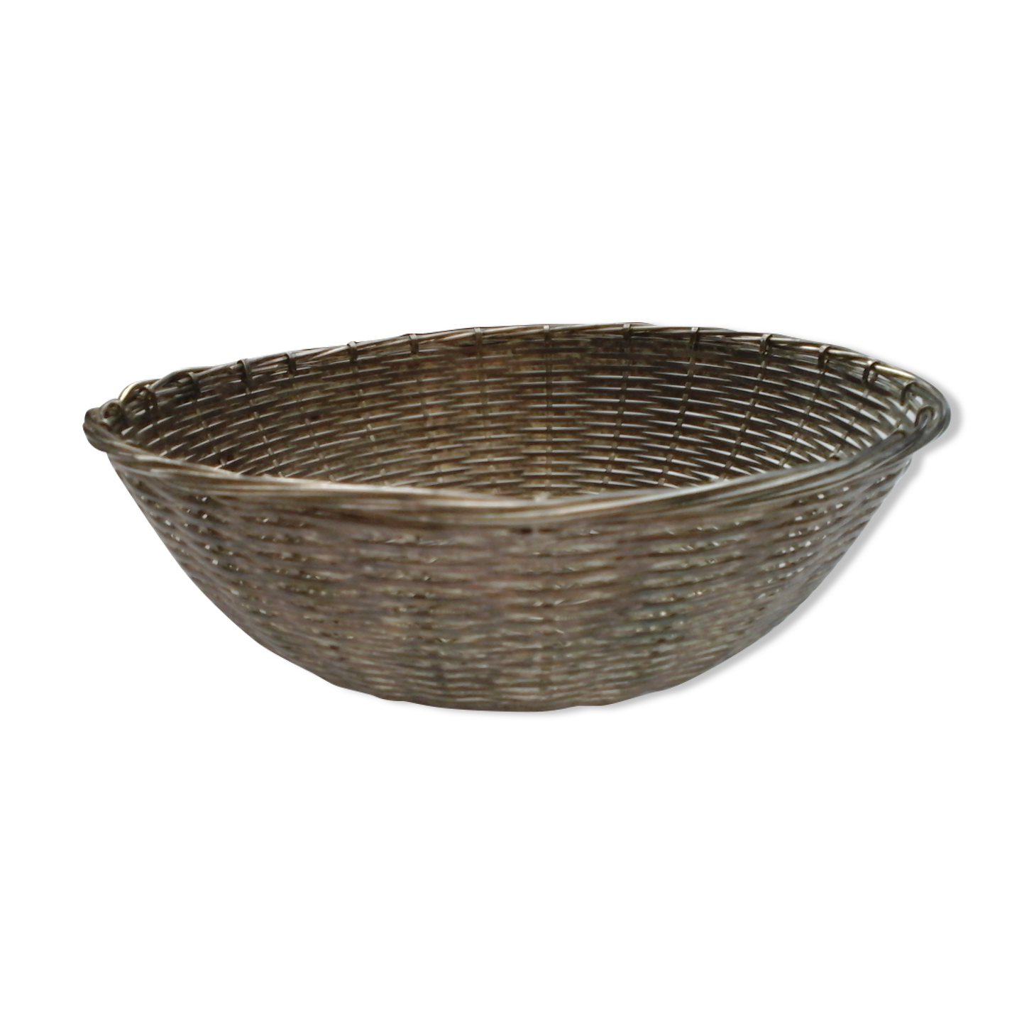 Basket basket braided metal