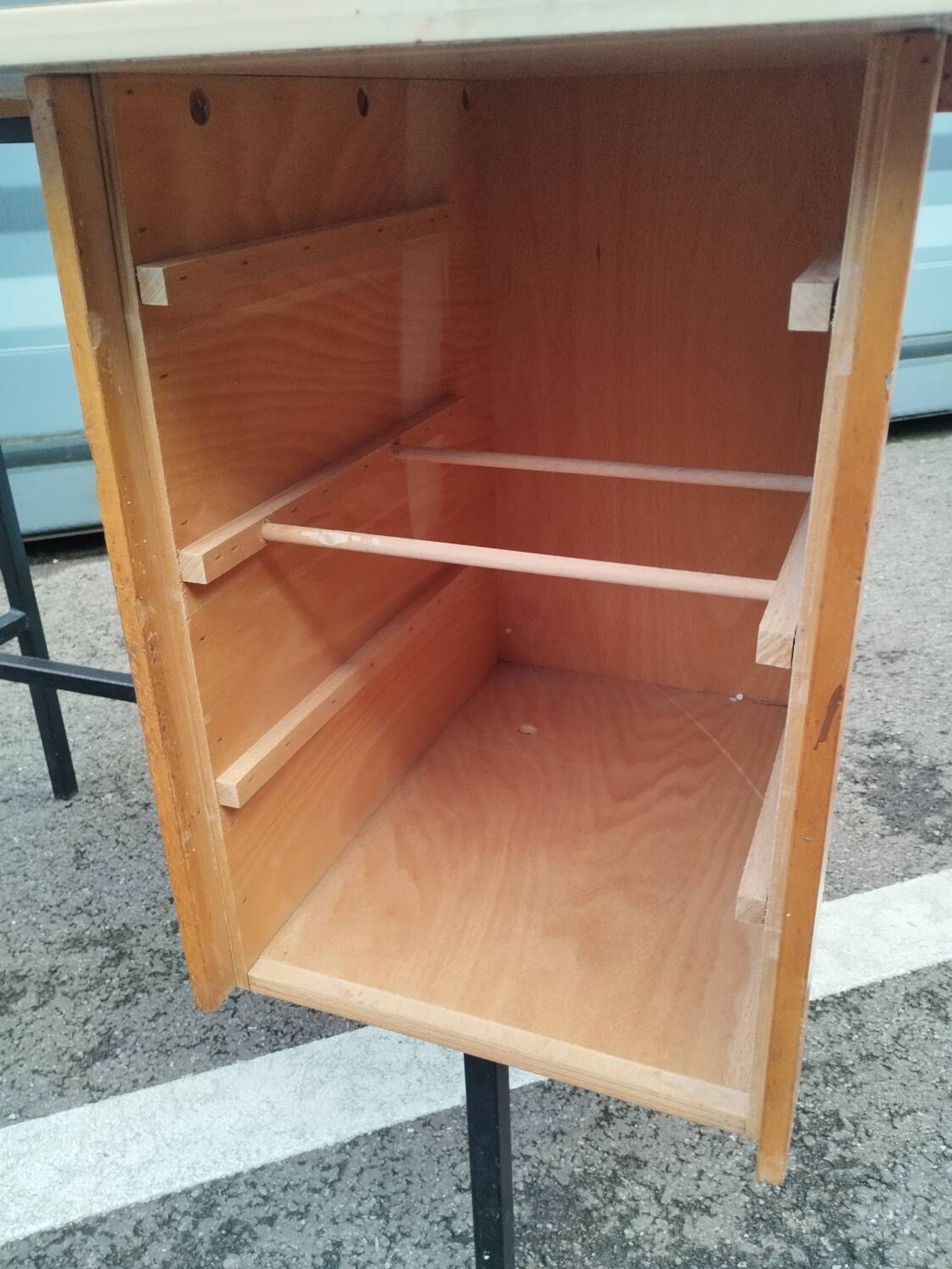 Vintage metal desk